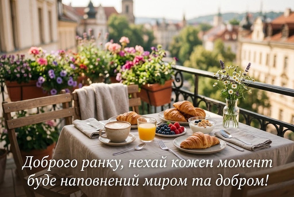 Доброго ранку та мирного дня: мотивація на роботу та душевні побажання
