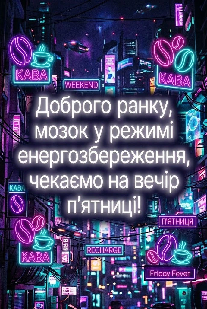 Доброго ранку п’ятниці: сучасний гумор та прикольні листівки для чудового настрою