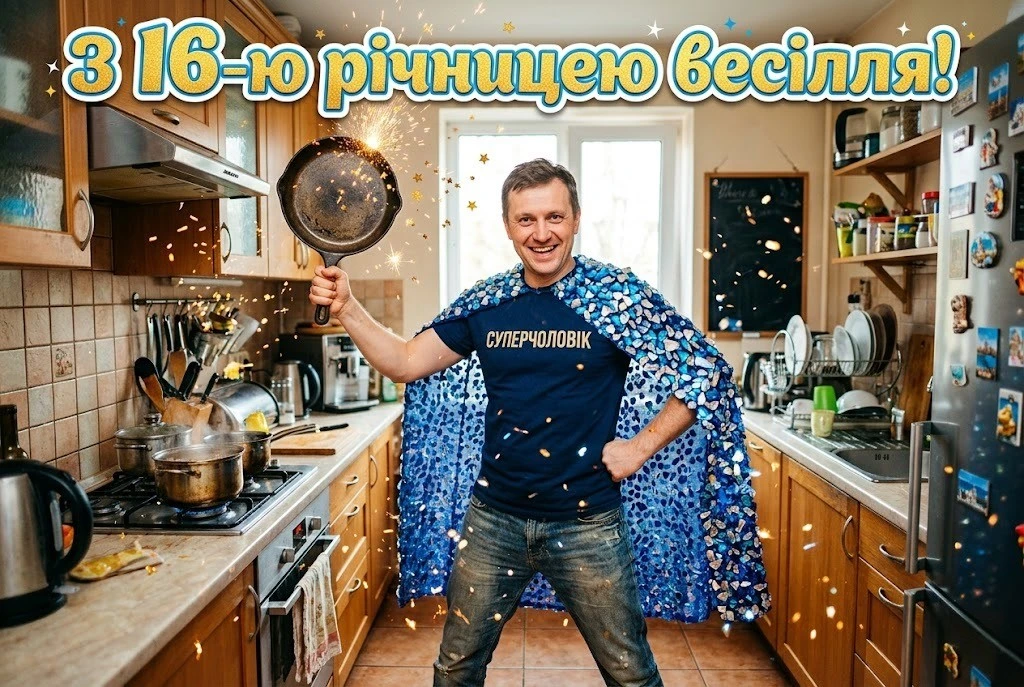Привітання чоловіку на 16 років весілля: топазова річниця кохання