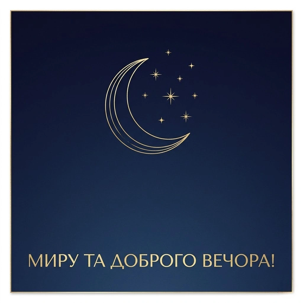 Доброго вечора та мирної ночі: сучасні картинки для душевного спокою