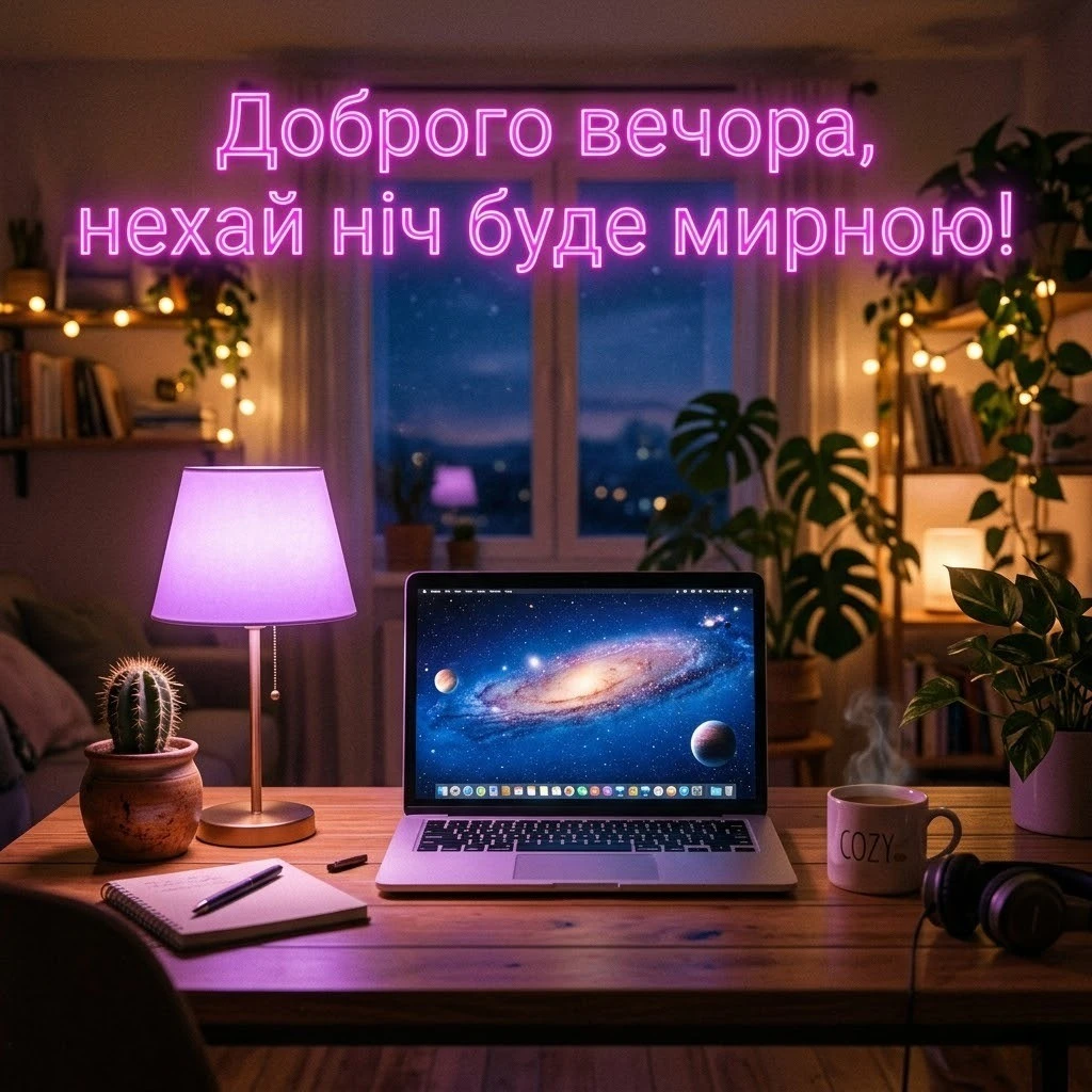 Доброго вечора та мирної ночі: сучасні картинки для душевного спокою