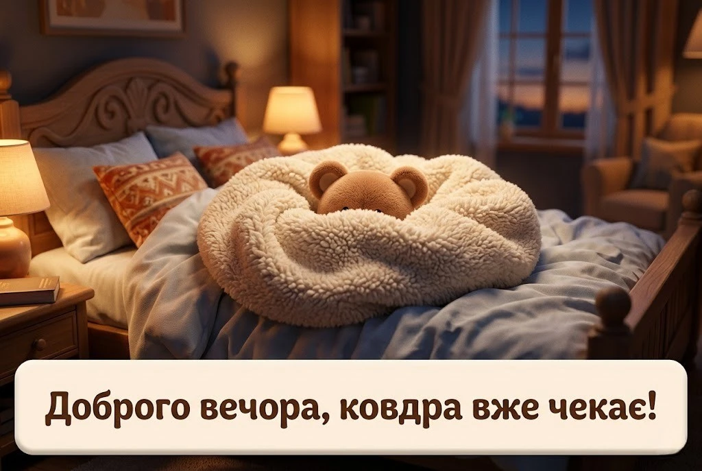 Доброго вечора та мирної ночі: сучасні картинки для душевного спокою