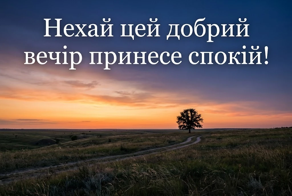 Доброго вечора та мирної ночі: сучасні картинки для душевного спокою