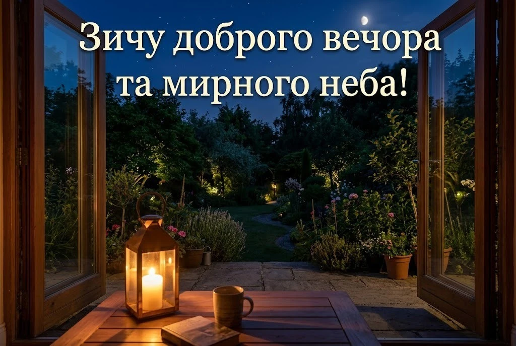 Доброго вечора та мирної ночі: сучасні картинки для душевного спокою