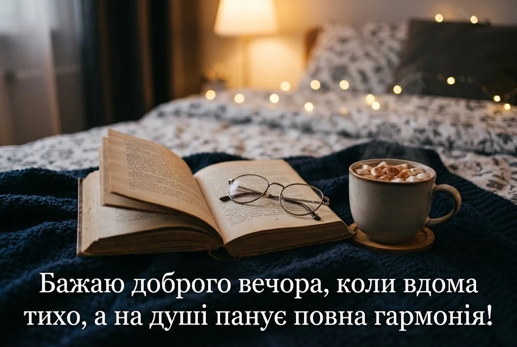 Доброго вечора та мирної ночі: сучасні картинки для душевного спокою