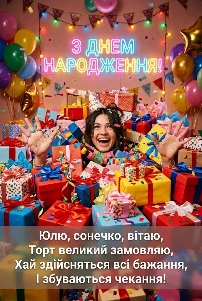 Юлія, з днем народження: найтепліші вітання та щирі побажання