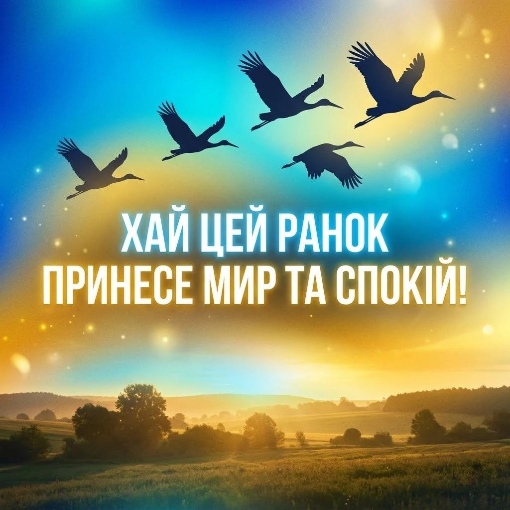 Доброго ранку і мирного дня, Україно: душевні листівки та найтепліші побажання