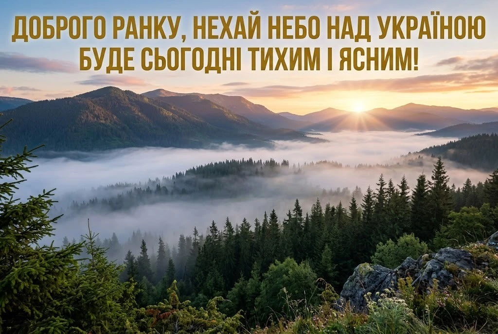 Доброго ранку і мирного дня, Україно: душевні листівки та найтепліші побажання