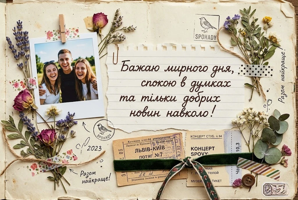 Доброго ранку і мирного дня, Україно: душевні листівки та найтепліші побажання
