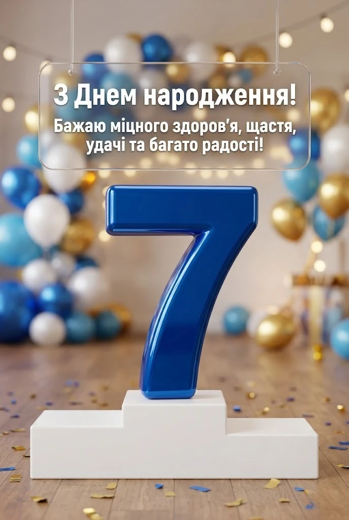 Найкращі привітання з 7-річчям для хлопчика: вірші та проза