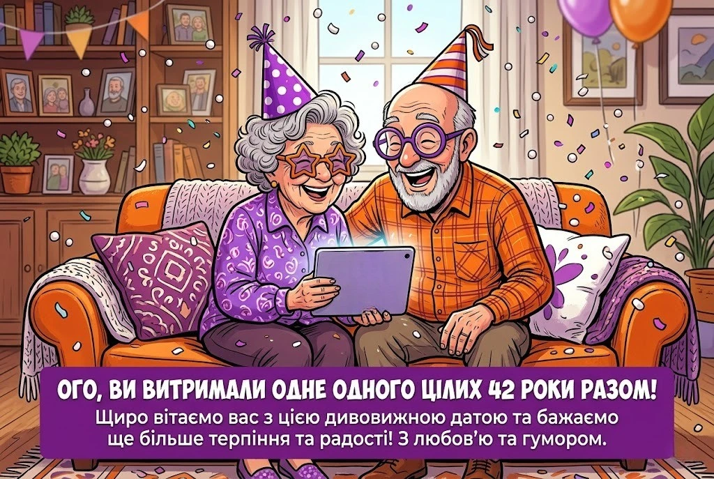 Перламутрове весілля: найтепліші слова привітання на 42-річчя шлюбу
