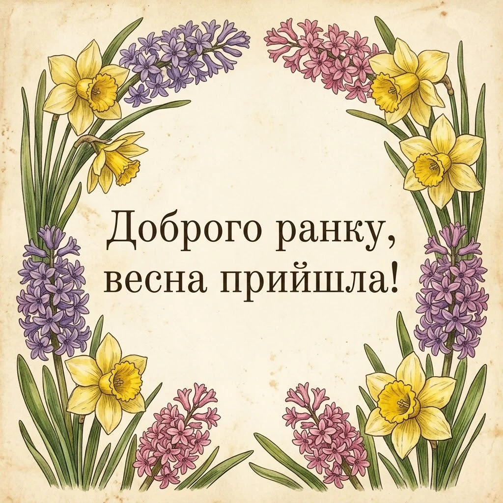 Доброго ранку: нові картинки та весняна мотивація для ідеального початку дня