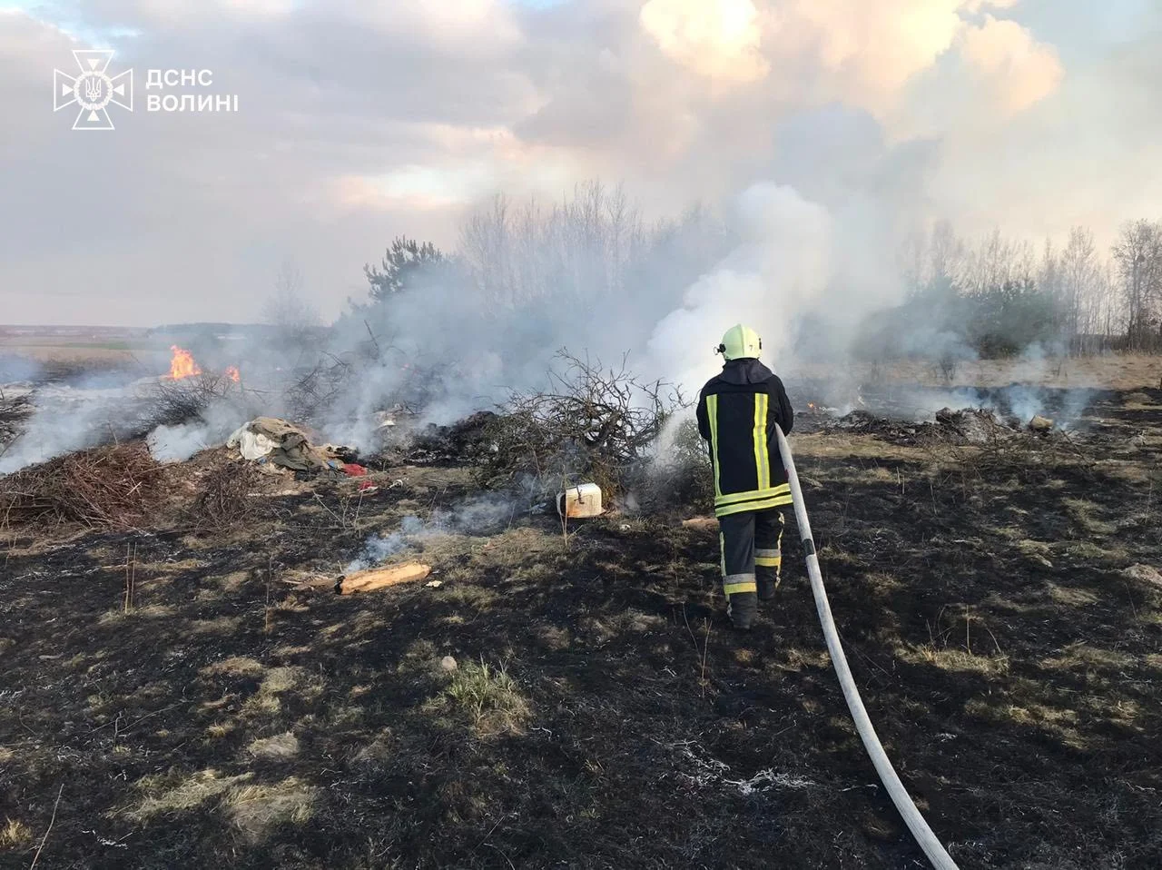 Волинь у вогні: рятувальники виявили паліїв та ліквідували масштабні пожежі в екосистемах