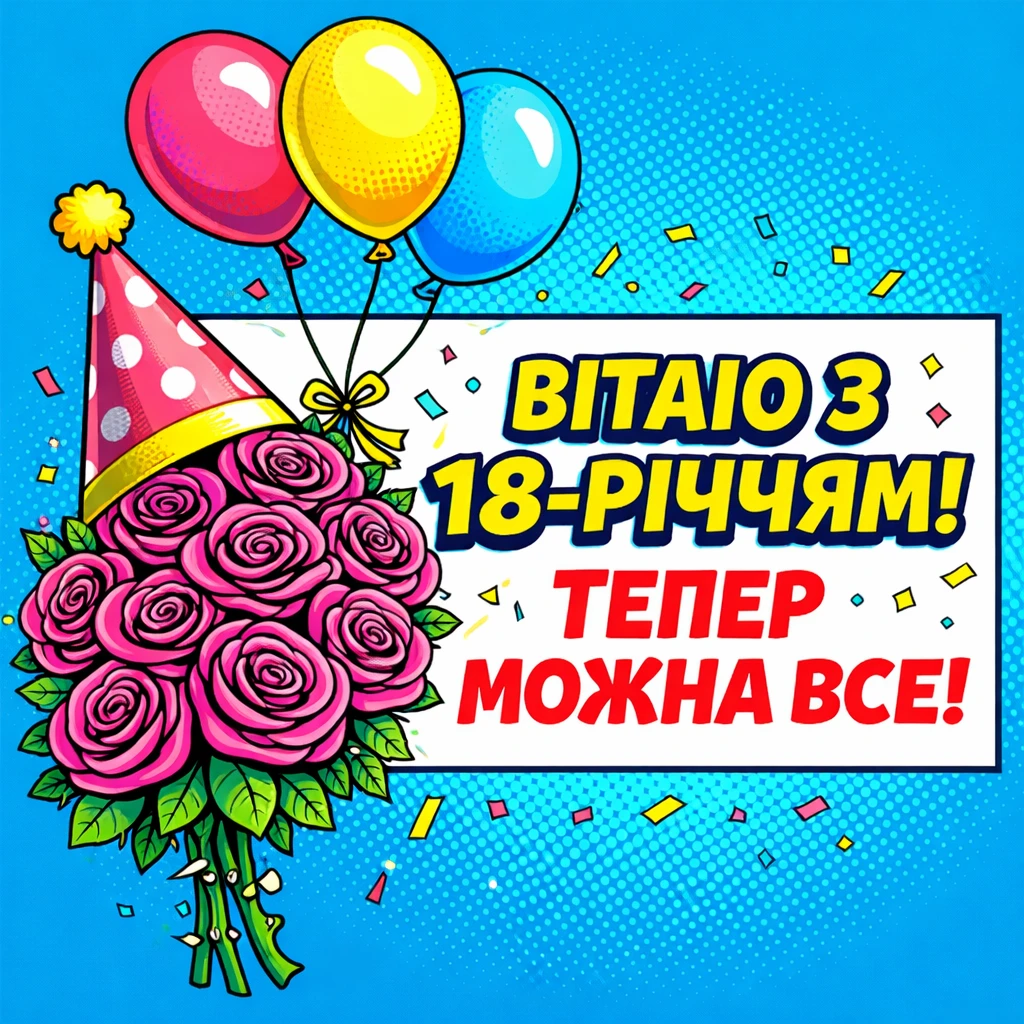 Привітання з 18-річчям дівчині: підбірка щирих слів до особливого свята