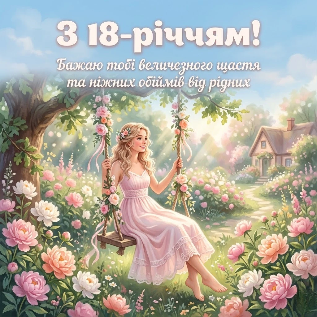 Привітання з 18-річчям дівчині: підбірка щирих слів до особливого свята
