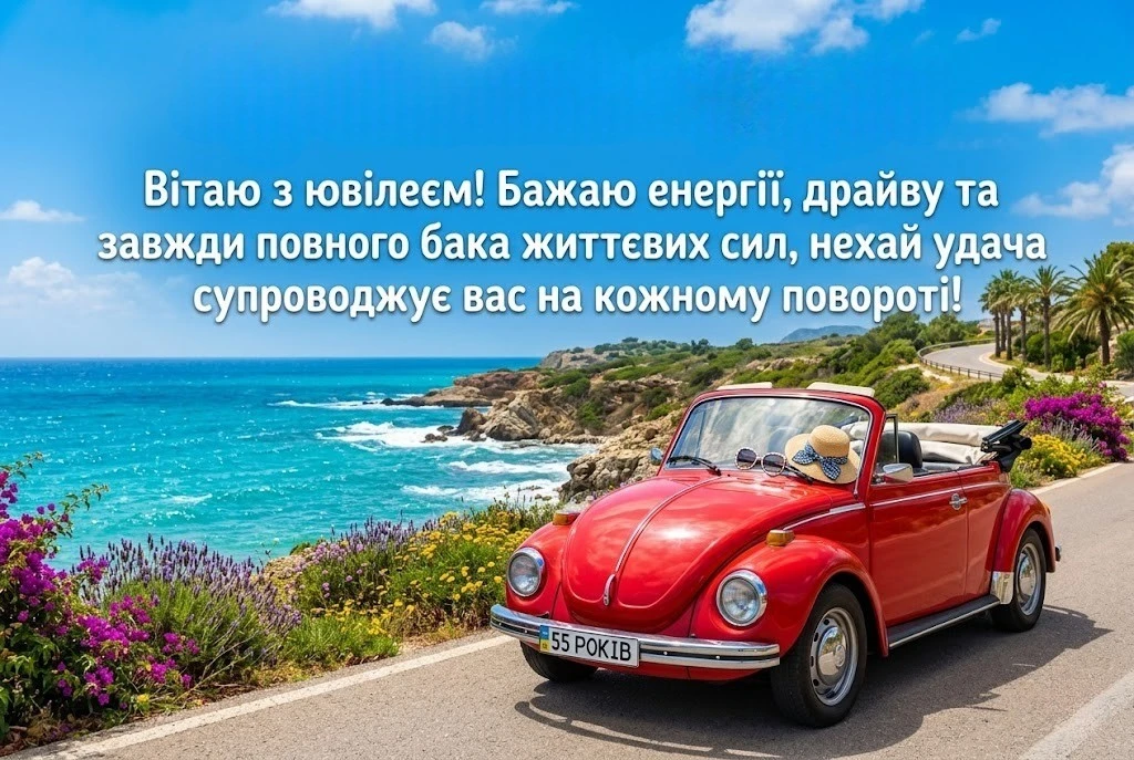 Найкращі вітання з ювілеєм 55 років жінці, які запам’ятаються назавжди