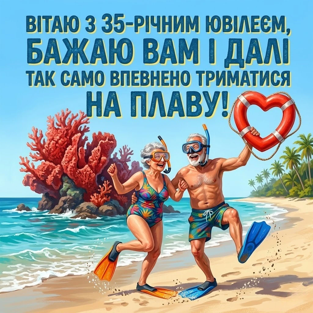 Найкращі побажання батькам на 35-річчя спільного життя