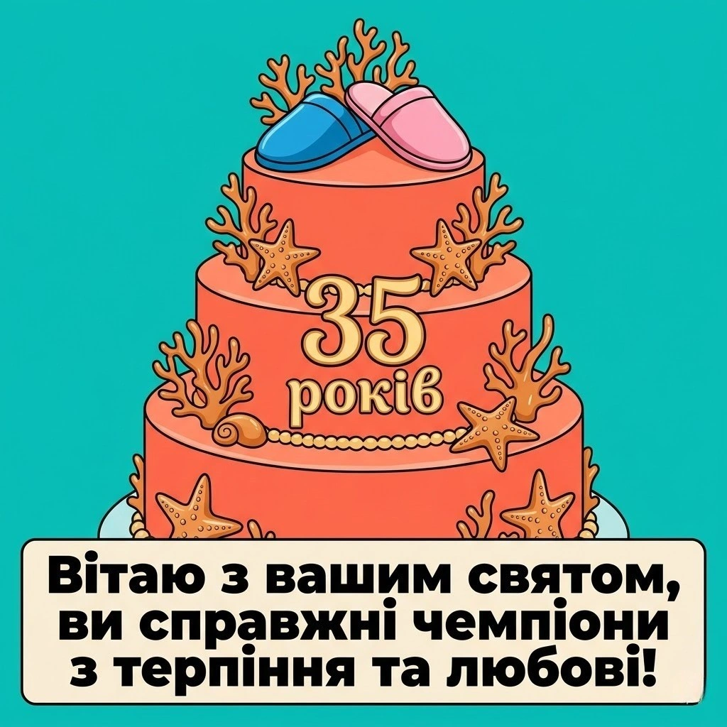 Найкращі побажання батькам на 35-річчя спільного життя