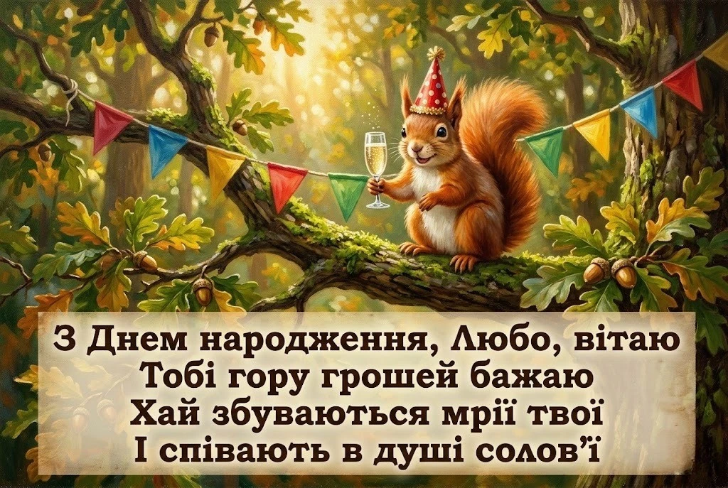 Найкращі привітання з днем народження для Люби: вірші, проза та листівки