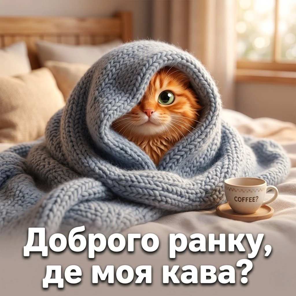 Доброго ранку, мила моя: сучасні картинки та душевні побажання для особливого настрою