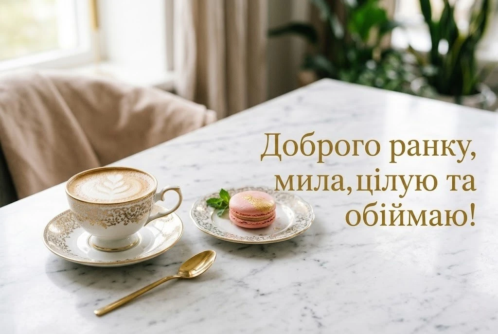 Доброго ранку, мила моя: сучасні картинки та душевні побажання для особливого настрою