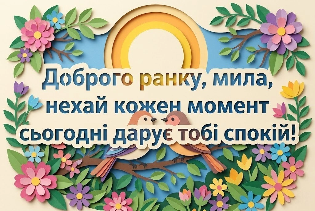 Доброго ранку, мила моя: сучасні картинки та душевні побажання для особливого настрою