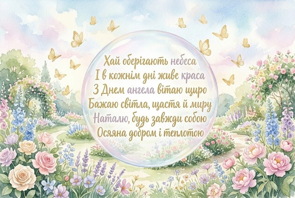 Щирі вітання з днем ангела Наталії: від класичних віршів до сучасних слів