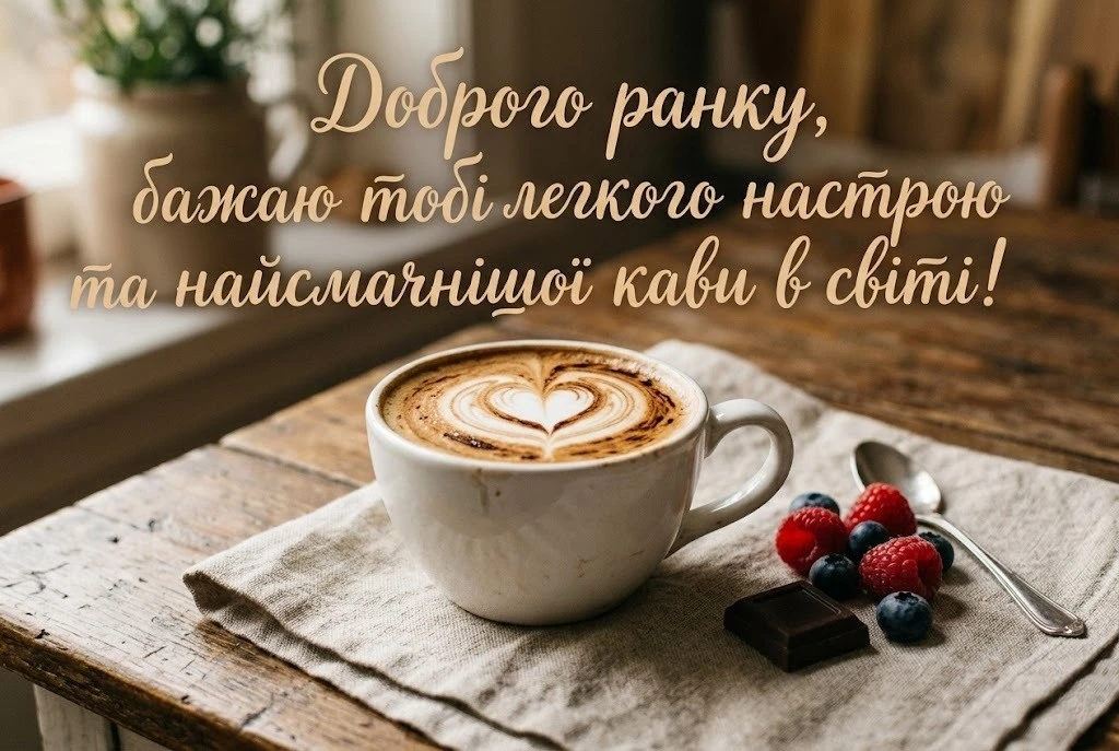 Доброго ранку та мирного дня: найкращі картинки та душевні листівки для настрою в Україні