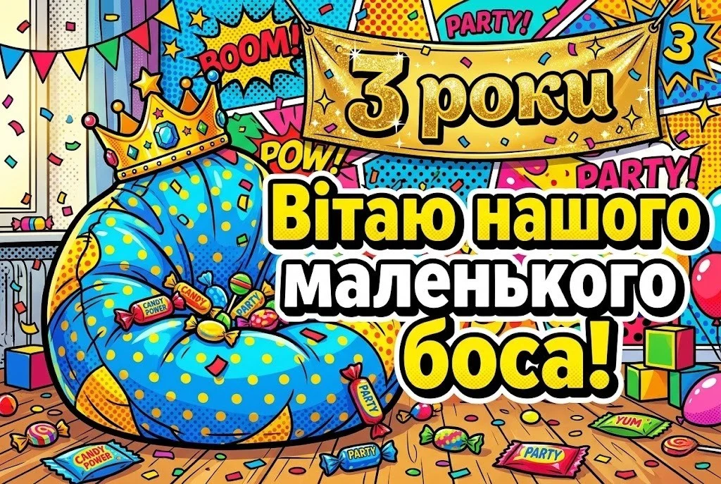 Привітання з днем народження для хлопчика на 3 роки: теплі слова для маленького джентльмена