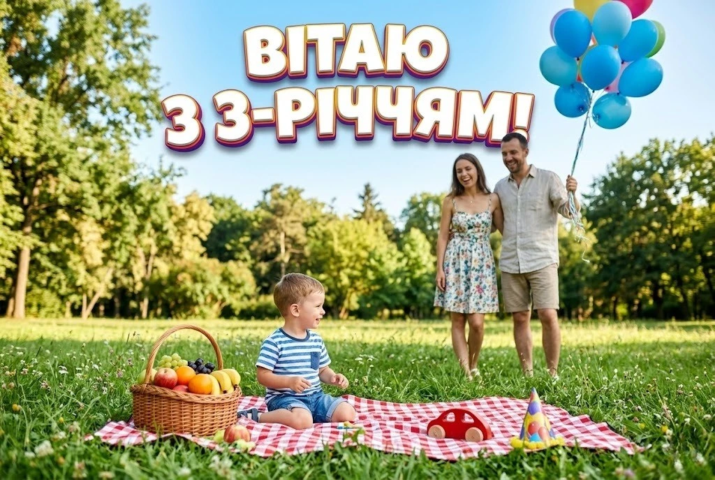 Привітання з днем народження для хлопчика на 3 роки: теплі слова для маленького джентльмена