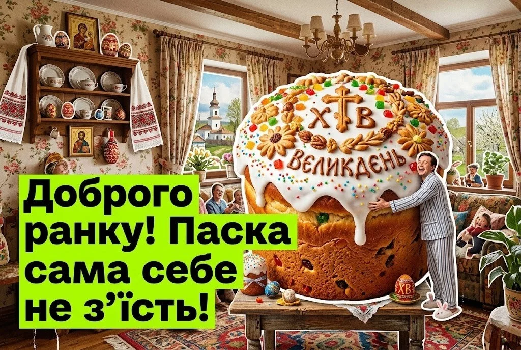 Доброго ранку та вітання з Великоднем: найкращі листівки для всієї України