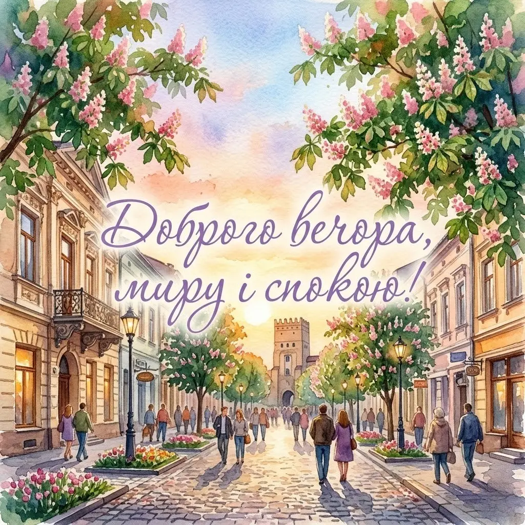 Доброго весняного вечора: сучасні картинки та листівки з краєвидами Луцька