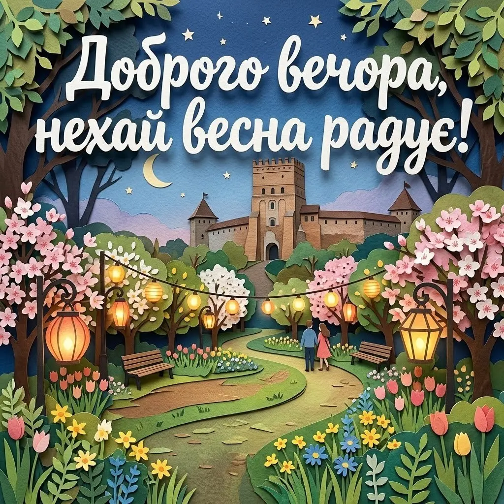 Доброго весняного вечора: сучасні картинки та листівки з краєвидами Луцька