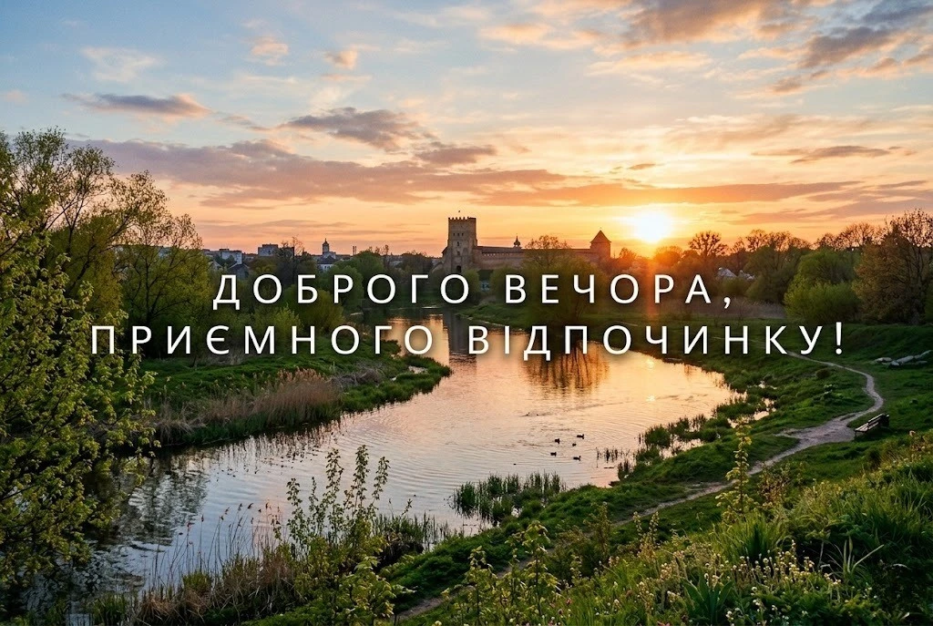 Доброго весняного вечора: сучасні картинки та листівки з краєвидами Луцька