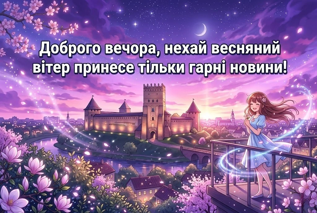 Доброго весняного вечора: сучасні картинки та листівки з краєвидами Луцька