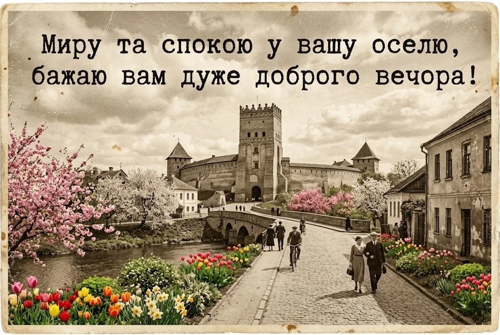 Доброго весняного вечора: сучасні картинки та листівки з краєвидами Луцька