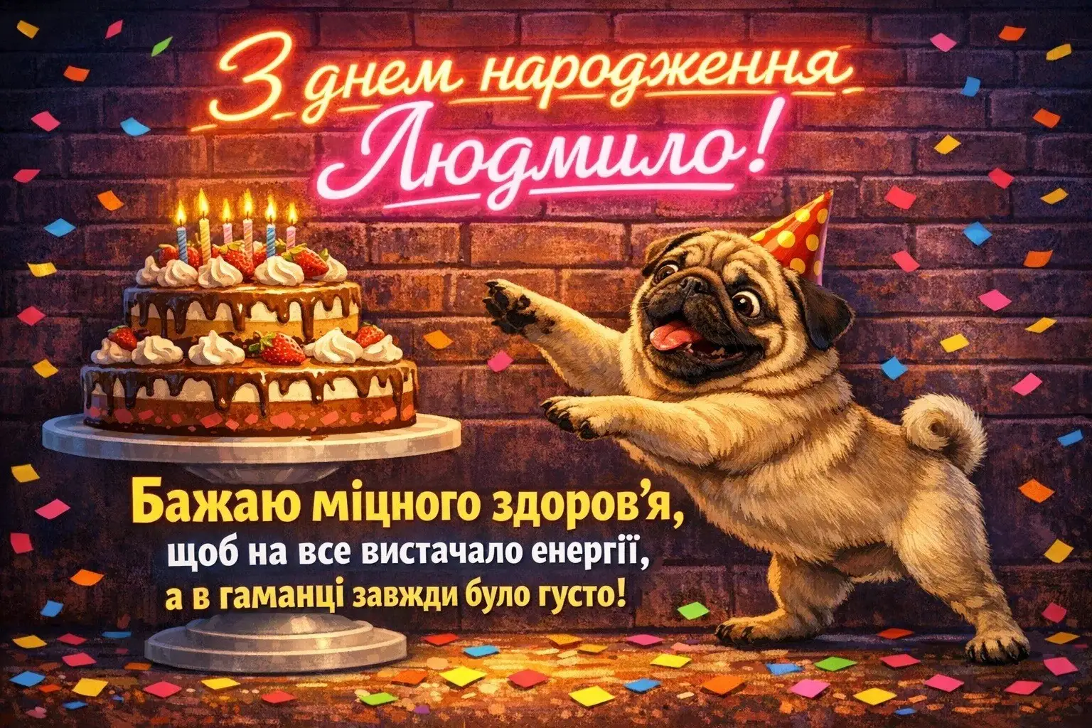 Найкращі привітання з днем народження для Людмили: вірші та проза