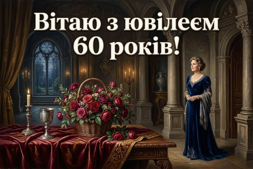 Ювілей 60 років: велика колекція привітань для особливої жінки