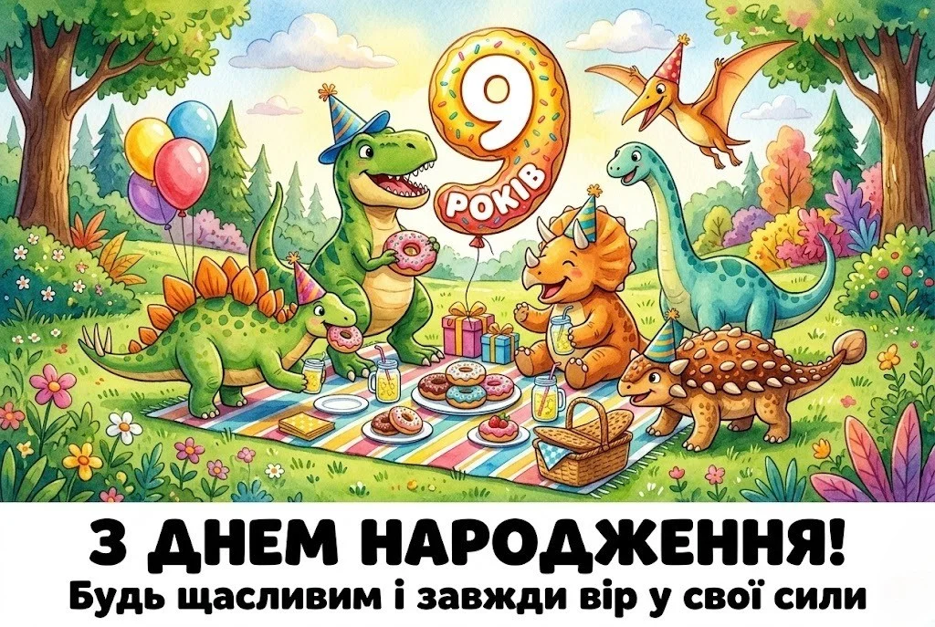Привітання з днем народження хлопчику на 9 років: найкращі побажання у віршах та прозі