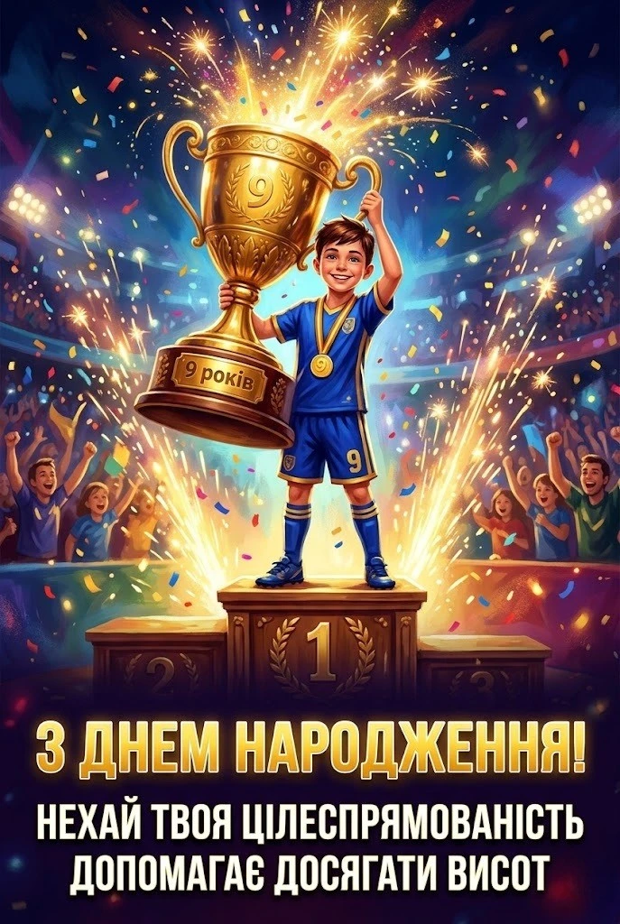 Привітання з днем народження хлопчику на 9 років: найкращі побажання у віршах та прозі