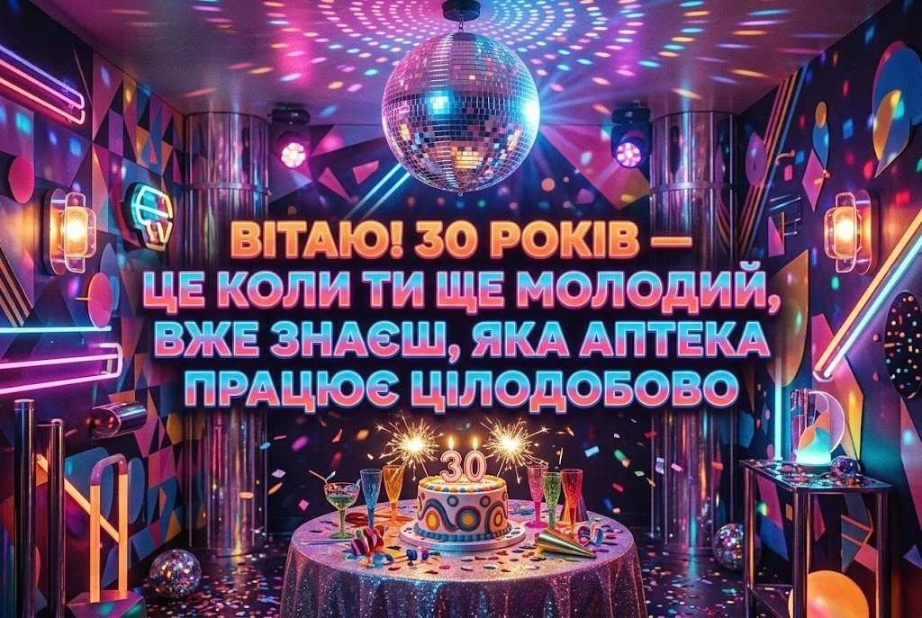 Привітання з днем народження на ювілей 30 років: найкращі побажання у прозі та віршах