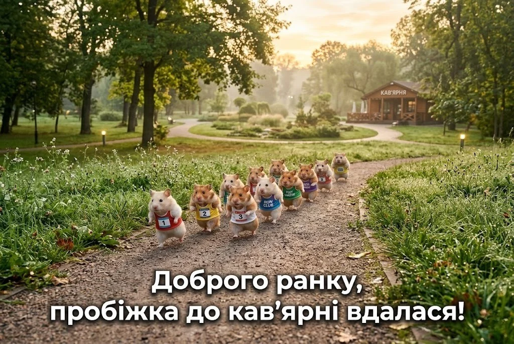 Доброго ранку: прикольні картинки про ранкову пробіжку та бадьорий настрій