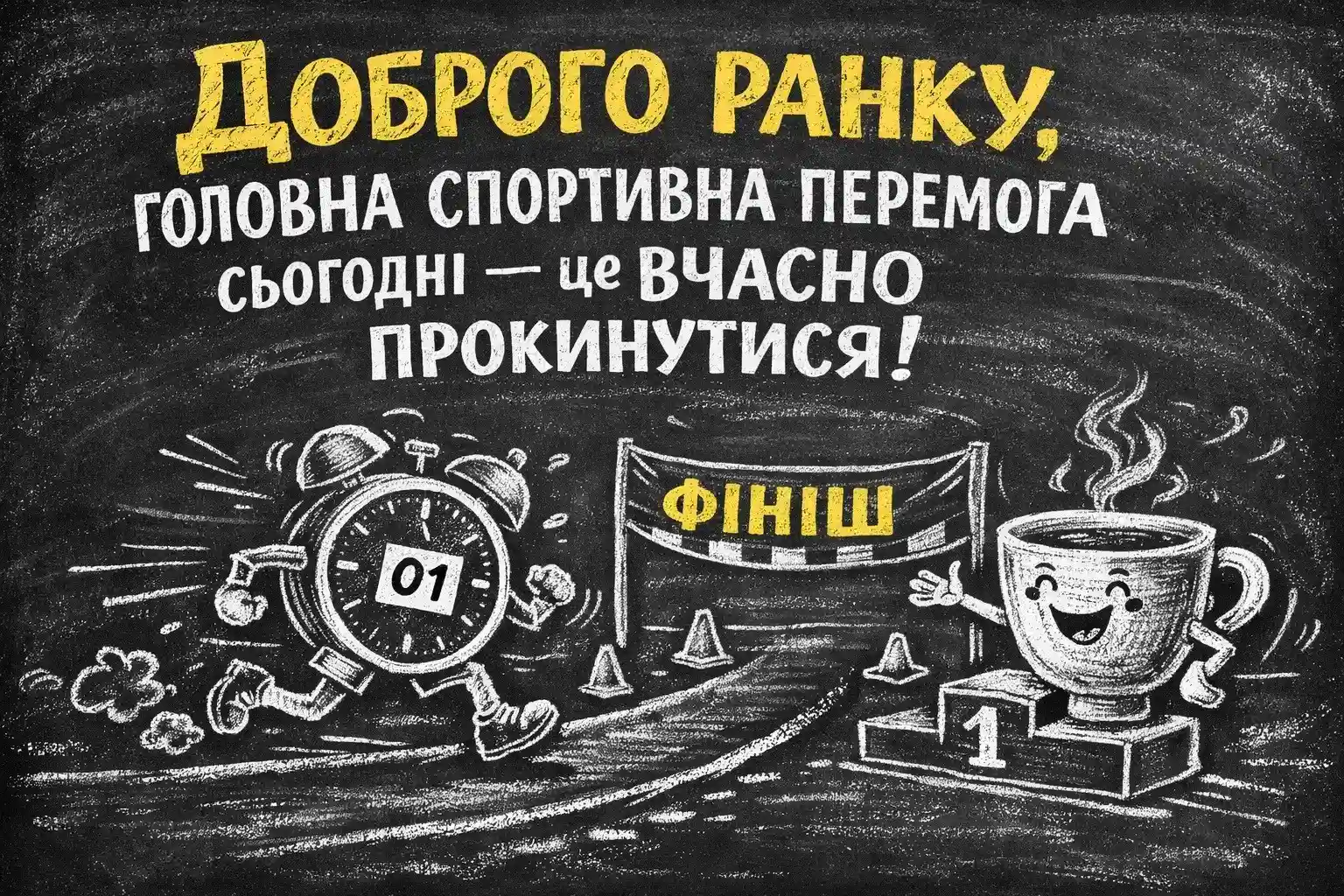 Доброго ранку: прикольні картинки про ранкову пробіжку та бадьорий настрій