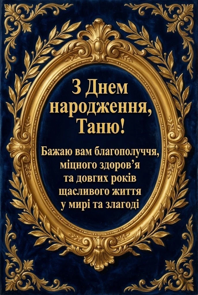 Привітання для Тані з днем народження: гармонія, успіх та щастя у словах