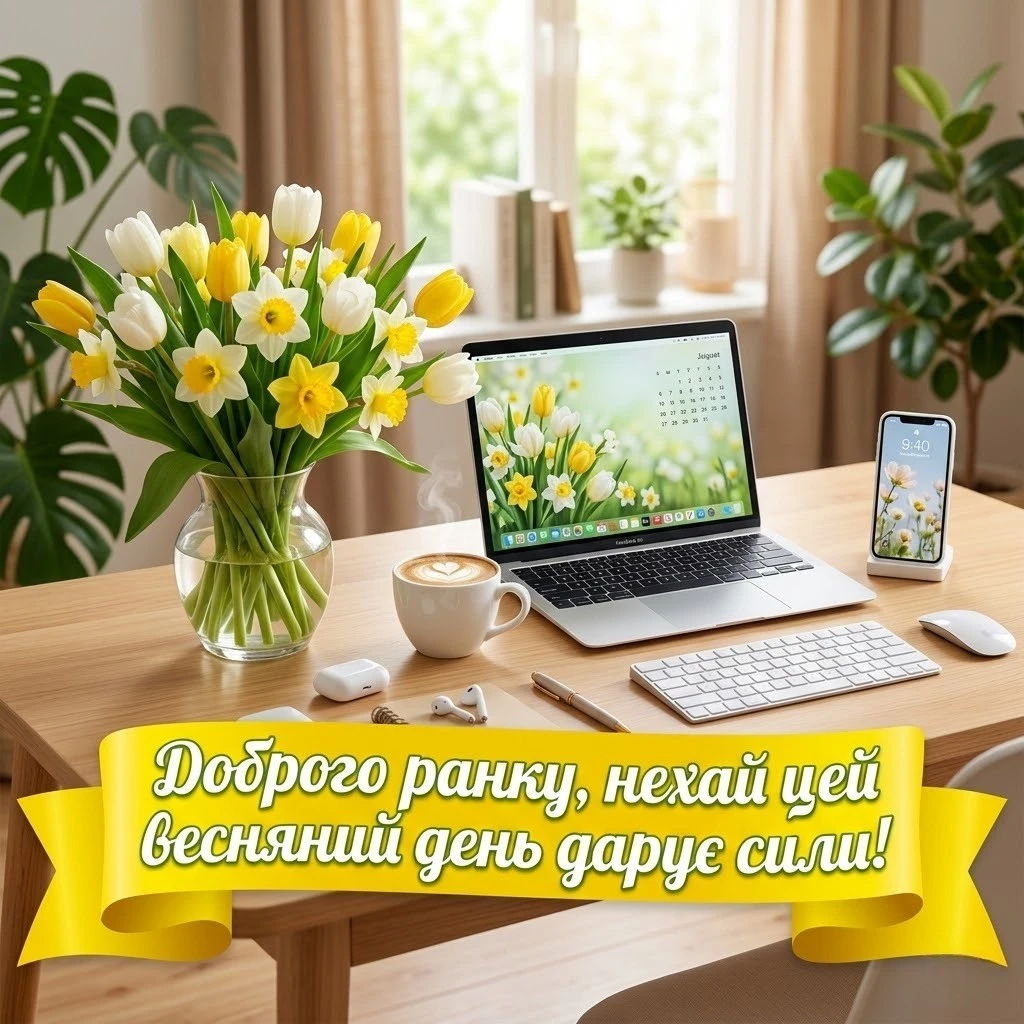 Доброго ранку: весняні картинки та сучасні мотиваційні листівки для гарного настрою