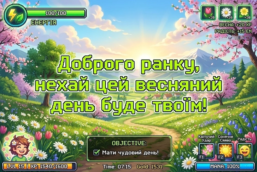 Доброго ранку: весняні картинки та сучасні мотиваційні листівки для гарного настрою
