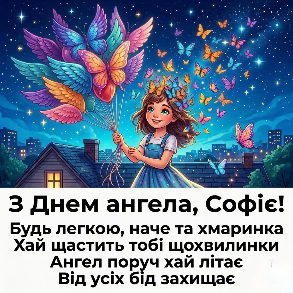 Привітання для Софії з днем ангела: тексти, що наповнюють серце світлом