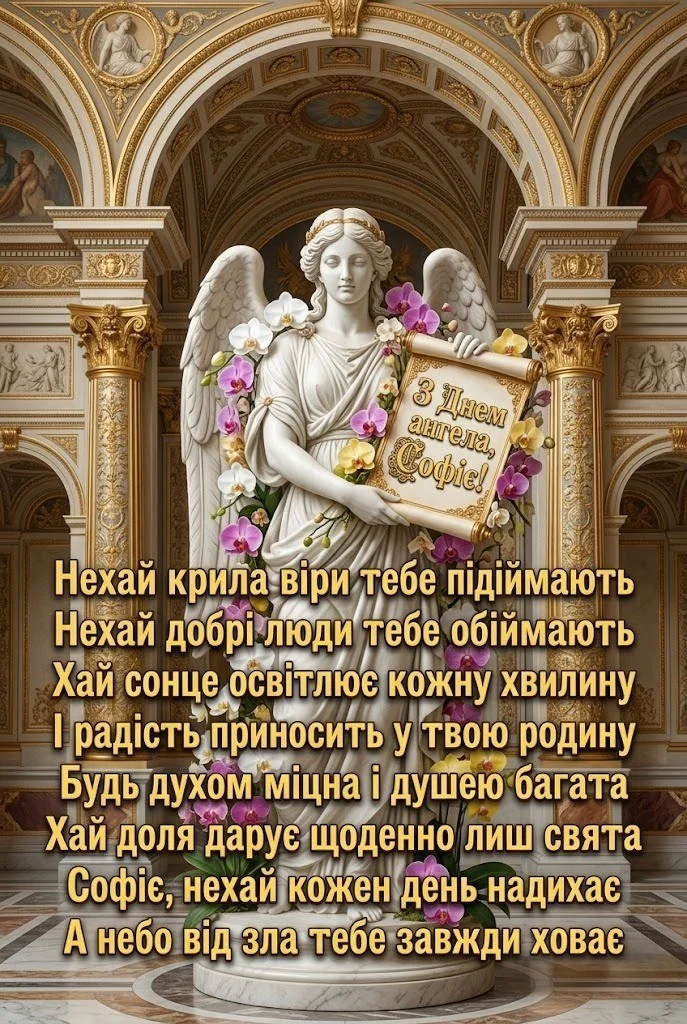 Привітання для Софії з днем ангела: тексти, що наповнюють серце світлом