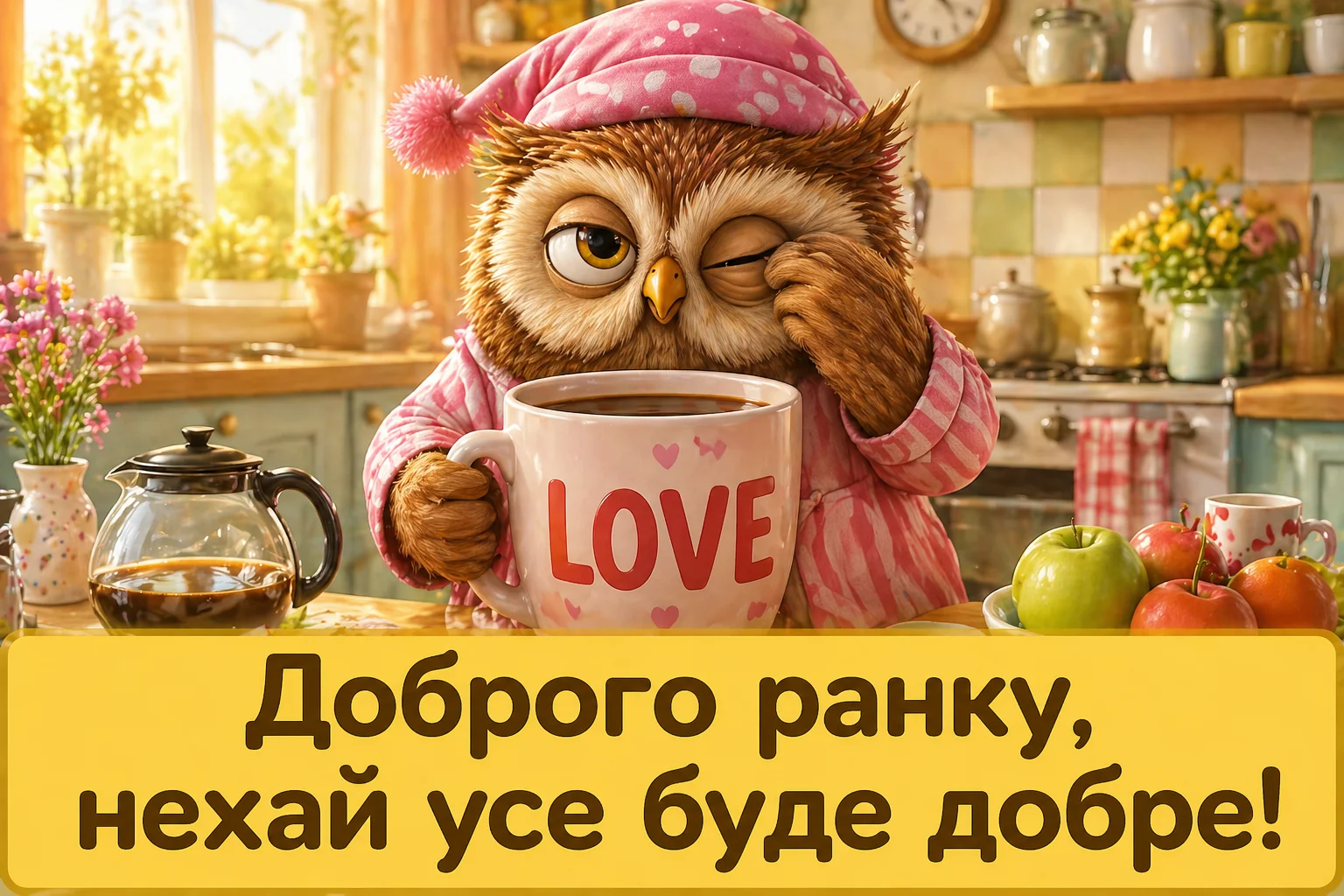 Доброго ранку, кохана: найтепліші картинки та ніжні побажання для особливого початку дня