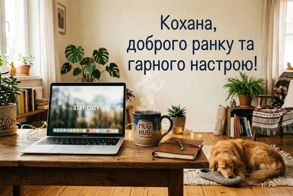 Доброго ранку, кохана: найтепліші картинки та ніжні побажання для особливого початку дня
